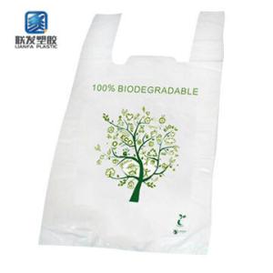 China Plastic Compostable Shopping Bag 100% Biodegradable factory