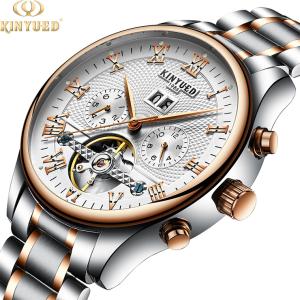 China Butterfly Buckle Skeleton Mechanical Watch Dust Proof Long Working Life factory