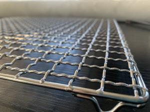 China Custom 40*40cm Stainless Steel Grill Net Square Barbecue factory
