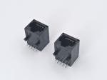 RJ45 1X1 TAB-DOWN 21.3mm Plastic Shell Without LED light