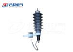 Silicon Rubber Housed Lightning Surge Arrester MOV Distrubution Arrester 10KA
