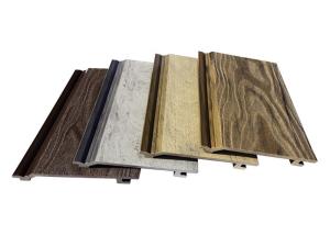 China Waterproof Antibacterial Board Anti UV Wood Plastic Composite Timber Wall Cladding factory