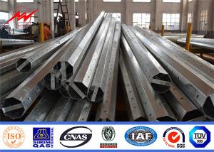 China 11kv Utility Power Poles Hot Dip Galvanized Octagonal factory