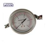 Stainless Steel Mbar Pressure Gauge 2.5% Accuracy For Industrial Applications