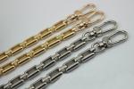 Hot selling zinc alloy light gold 120 mm length clutch bag chain for strap
