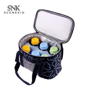 China Tote Printed Zip Travel Waterproof Tote Beach Thermal Cooler Bag factory