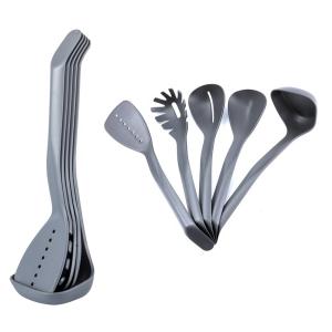 China 5-Piece Compact Nesting Kitchen Utensil Set SS Kitchen Tools for Hassle-Free Cooking factory