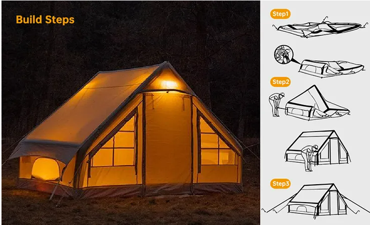 2023 hot selling factory wholesale price New Arrivals Inflatable Cabin Tent