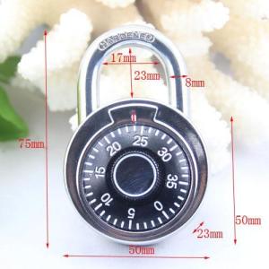 China 50MM Round Dial combination padlock/compass decorated padlock factory