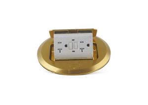China 110V - 250V Waterproof Floor Outlet With Tamper / Weather Resistant Device factory