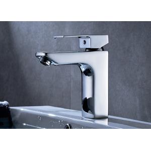 China ROVATE Counter Mounted Brass Bathroom Sink Mixer Single Zinc Handle factory