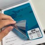 1.52m X 30m 2mil Blue Silver Building Window Film UVR 90%% IRR 90%