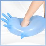 Blue Disposable Synthetic Nitrile Gloves Latex Free Powder Free