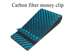 China Multi Color Thermal Shock Resistant Real Carbon Fiber Money Clip factory