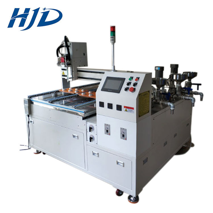 Touch Screen Automatic Glue Dispenser On Site Installation GM700
