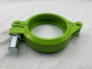 China Truck Mounted Concrete Pump Truck Parts Carbon Steel 5 Inch Pipe Clamp factory