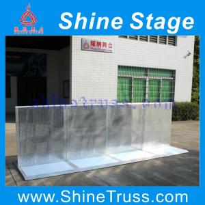 China aluminum fold mojo corner barrier factory