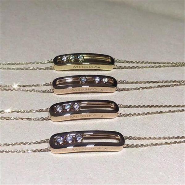 Luxury jewelry factory Mk diamond bracelet 18k white gold yellow gold rose gold