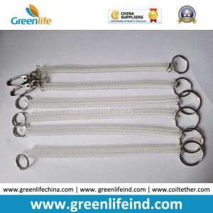 China High Janpan Quality Transparent Clear Slim Expanding Key Coil Chains factory