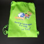 Promotional wholesale custom non woven drawstring bag / Recycle organic , Eco