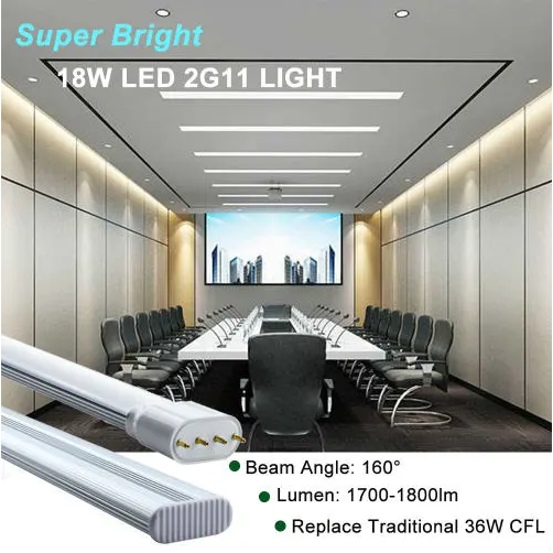 2g11 led lamp light pll lamp bar 4pin SMD clear frosted case PL lamp 12W 15W 20W 24W 28W