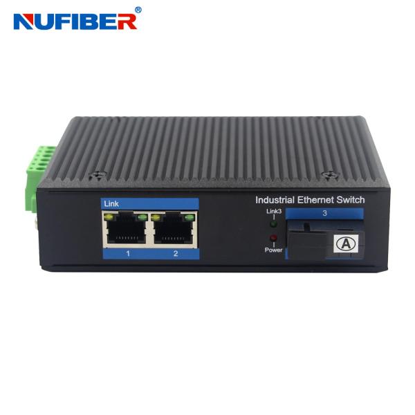 Industrial Ethernet Switch 2 Port 10/100/1000M Ethernet ports and 1 port