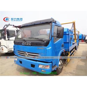China 5cbm Self Loading Dongfeng Swing Arm Garbage Truck With Hanging Chain on sale