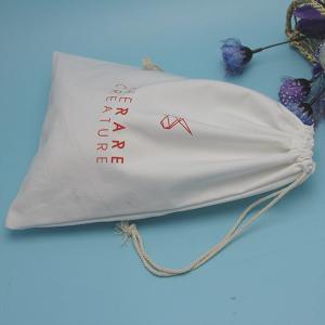 China Lightweight Organic Cotton Storage Bag For Handbag Screen Printing Logo factory