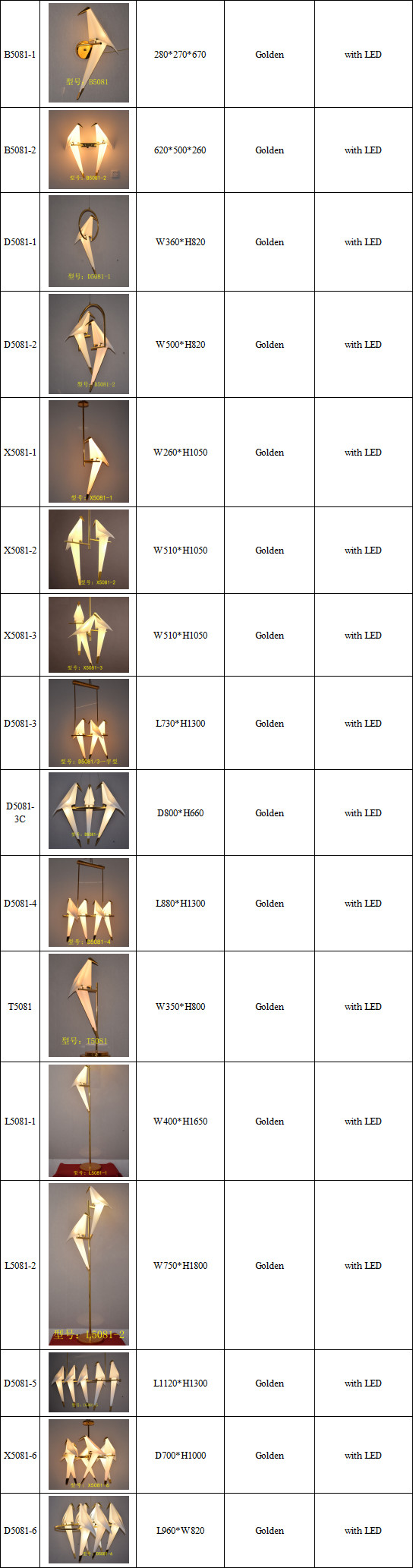 Energy Saving PaperCrane Bird Modern Wall Lamp For Living Room