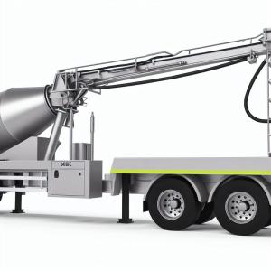 China Hopper Capacity 0.6cbm  HBT9018K 60m3/H Concrete Trailer Pump on sale