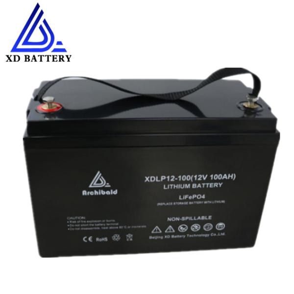 100ah 12v Lifepo4 Deep Cycle Battery Pack For RVs Motorhomes 12 Volt Lithium