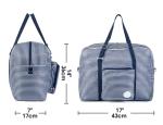 40l Weekender Nylon Travel Duffel Bags Foldable Lightweight Waterproof 17x14x7