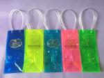 Eco Friendly Promotional PVC Wine Bag , Colorful Printing PVC Wine Cooler Bag