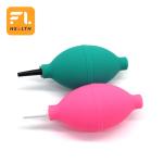 Pink Soft Plastic Camera Cleaning Air Blower Customized Logo High Performance