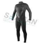 5mm CR Sector Fluid Seam Weld Full Suit Semi - Dry Neoprene Wetsuits For Scuba