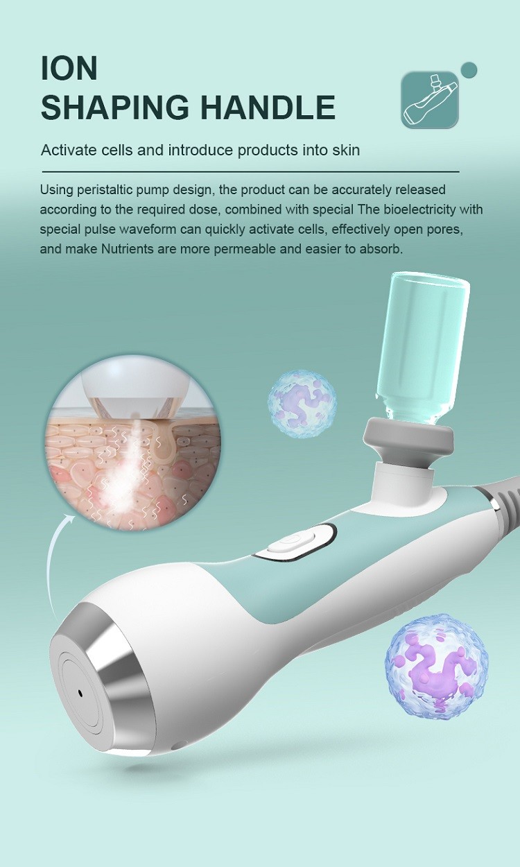 8 In1 hydra dermabrasion machine RF Ultrasonic Oxygen Water Jet