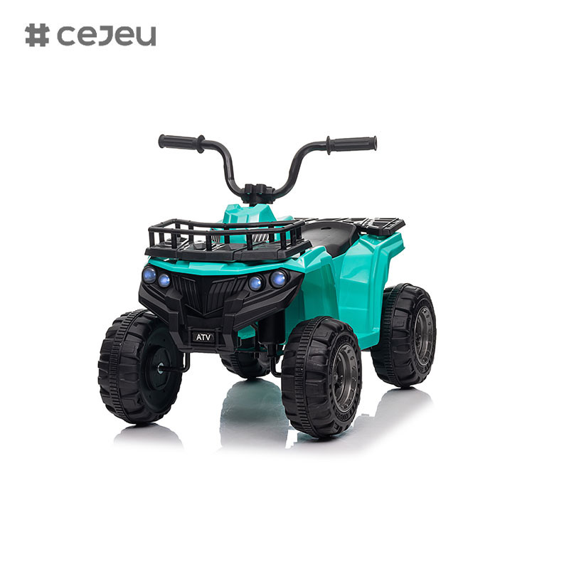 24V Kids Ride on ATV , 2* 390W Motor 4.5AH Battery Powered Electric Car w/Lights, High & Low Speed, Music, Boys Girls