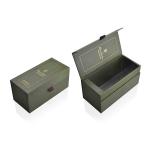 ISO9001 Certified Acrylic Lined Cologne Gift Box , Magnetic Flap Box 12*12*25cm