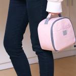 Round Shape Freezable Thermal Cooler Lunch Bags For Women