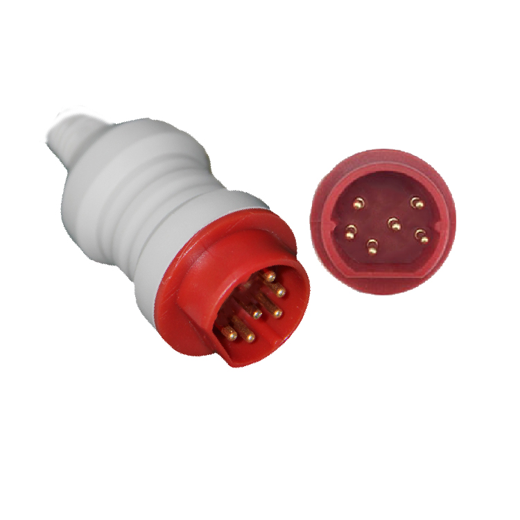 Compatible Siemens 6 Pin IBP Adapter Cable To Edward Transducer IBP Cable CE