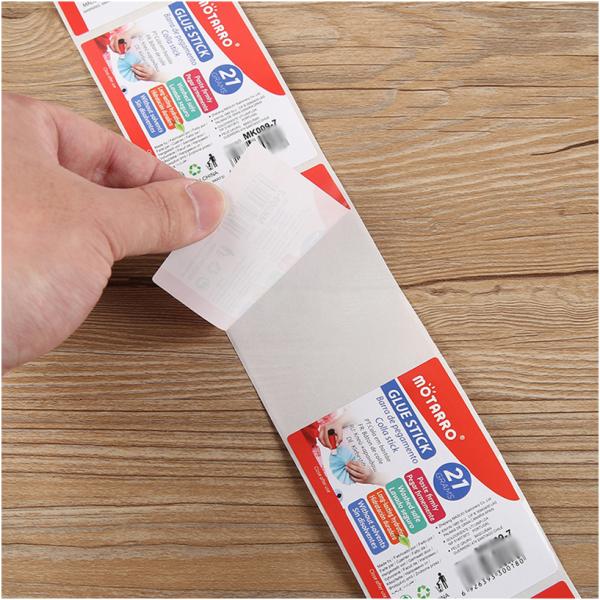 Wholesale Biodegradable Customizable with Various Patterns Waterproof Self-adhesive Sticker for Packing
