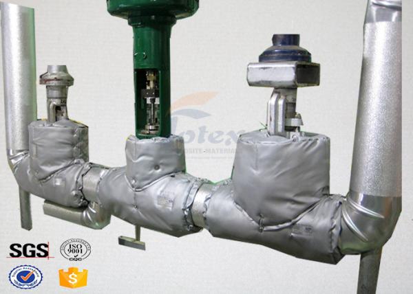 550 Degree 37oz Thermal Insulation Covers , Removable Insulation Blankets For