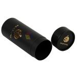 Black Private Label Cosmetic Paper Box Lightweight Essential Oil Tube Packaging