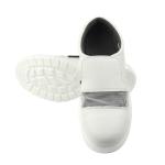 White PU Leather Upper Material ESD Anti Static Safety Shoes Unisex Gender Steel