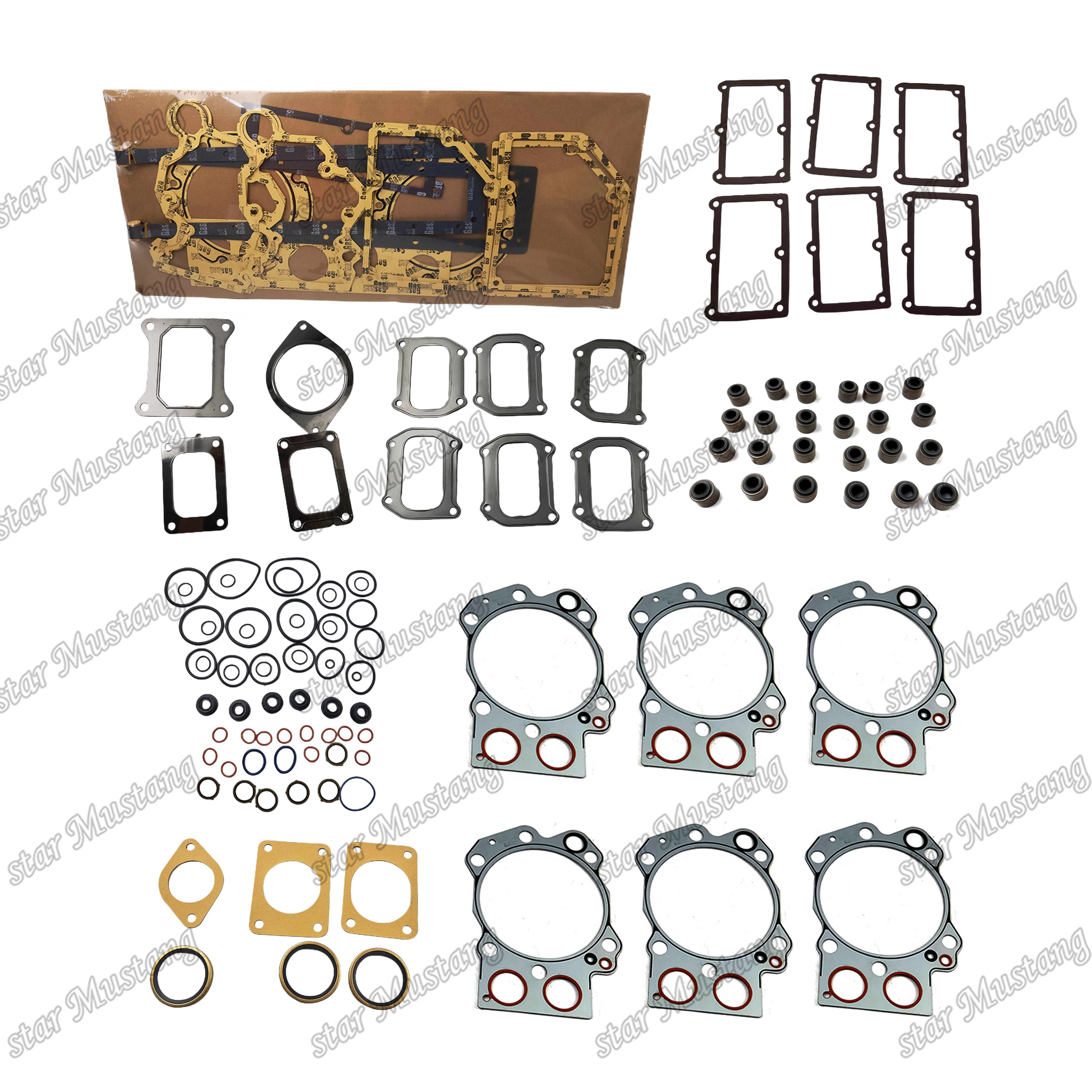 6D170-1 Upper Gasket Kit 6162-K1-5000 Suitable For Komatsu
