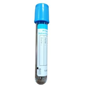 China Blue Top 3.2% PT Blood Tube Sodium Citrate 1:9 Blood Collection Test CE ISO 13485 factory