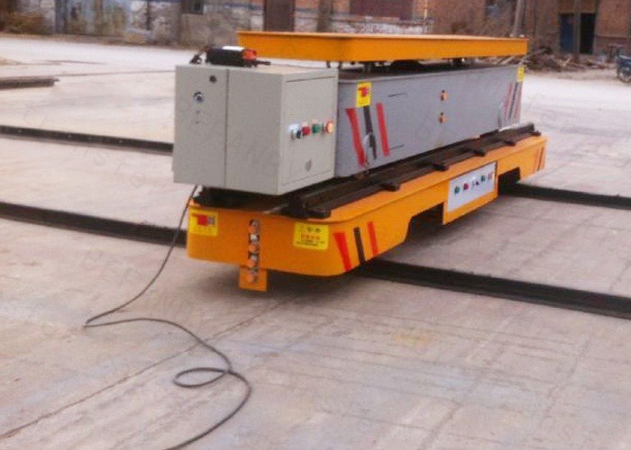 Gearmotor Driven Hydraulic Lifting Transfer Cart With Dumping Platform