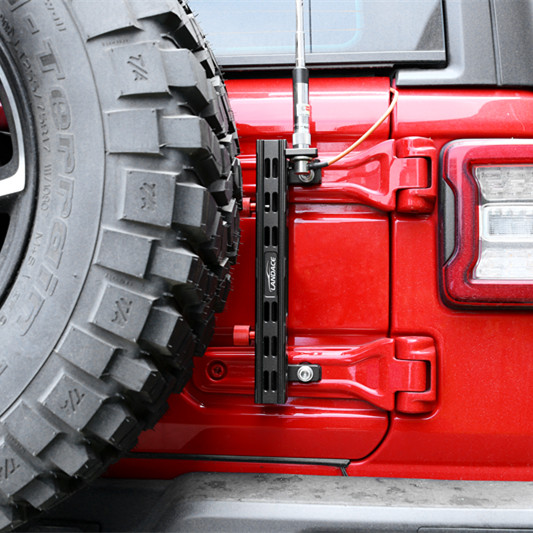 Aluminum Alloy Flag Holder and Radio Wire Bracket for Jeep Wrangler JL JK Customizable