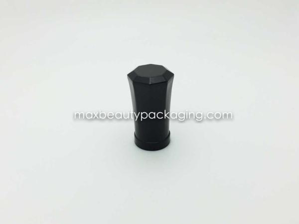 N-2042 UV matte black coating finish nail polish cap nail polish packaging