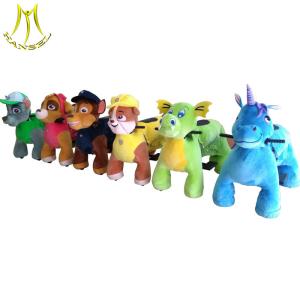China Hansel shopping mall indoor rides electric animal walking scooters factory